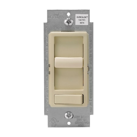 Leviton Leviton SureSlide Ivory 600 W Preset Slide Dimmer Switch 1 pk R61-06674-P0I